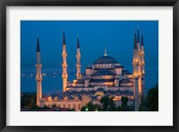 Framed Blue Mosque, Istanbul, Turkey