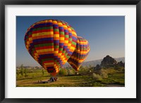 Framed Turkey in Cappadocia and hot air ballooning