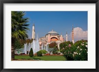 Framed Hagia Sophia Mosque, Istanbul, Turkey