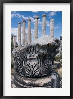 Framed Columns and Relief Sculpture, Aphrodisias, Turkey