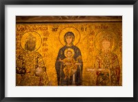 Framed Interior of Hagia Sophia, Istanbul, Turkey