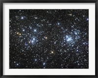 Framed Double Cluster, NGC 884 and NGC 869