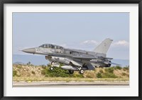 Framed F-16D of the Royal Singapore Air Force