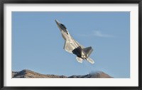 Framed US Air Force F-22 Raptor, Nellis Air Force Base, Nevada