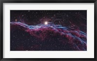 Framed Veil Supernova Remnant