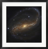 Framed Barred Spiral Galaxy in the Constellation Pegasus