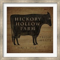 Framed 'Hickory Hollow Farm' border=