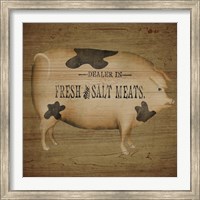 Framed 'Pig Sign' border=