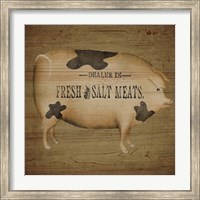 Framed 'Pig Sign' border=