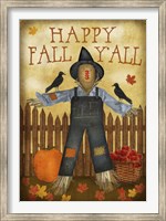 Framed Happy Fall Y'all