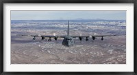 Framed Front View of a MC-130 Aircraft