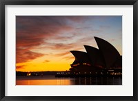 Framed Australia, New South Wales, Sydney Opera House at Dawn