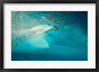 Framed Upolu Cay and Dive Boats, Great Barrier Reef Marine Park, Australia