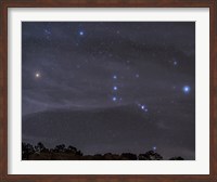 Framed Orion Constellation Rises