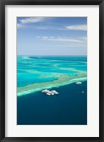 Framed Australia, Whitsunday Coast, Great Barrier Reef (vertical)