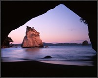 Framed Coastline, Cathedral Cove, Coromandel Peninsula, North Island, New Zealand