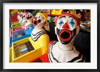 Framed Laughing Clowns Side-Show, Rotorua, Bay of Plenty, North Island, New Zealand