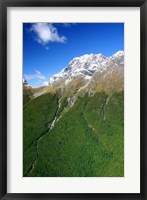 Framed New Zealand, Milford Sound, Majestic fjords, waterfalls