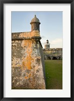 Framed Puerto Rico, Walls and Turrets of El Morro Fort