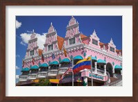 Framed Royal Plaza Shopping Mall, Oranjestad, Aruba, Caribbean