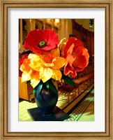 Framed Cathedral Flower Display, Christchurch, New Zealand