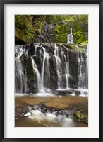 Framed Purakaunui Falls, Catlins, South Island, New Zealand