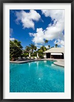 Framed Carlisle Bay Hotel, Antigua, West Indies, Caribbean