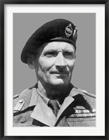 Framed Field Marshal Bernard Law Montgomery