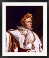 Framed Napoleon Bonaparte (side profile)