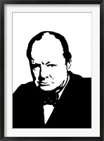 Framed Sir Winston Churchill