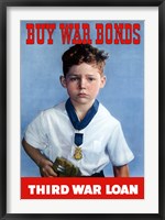 Framed Buy War Bonds - Third War Loan