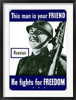 Framed This Man is Your Friend - Russian