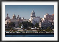 Framed Cuba, Havana, Elevated City View