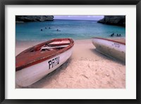 Framed Playa Lagun, Curacao, Caribbean