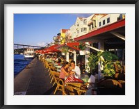 Framed Willemstad Waterfront, Curacao, Caribbean