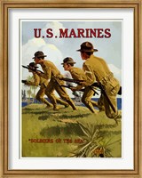 Framed U.S. Marines - Soldiers of the Sea