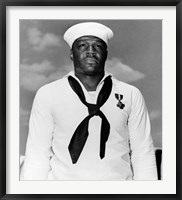 Framed Doris Dorie Miller, a Cook in the US Navy