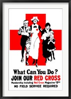 Framed Join Our Red Cross