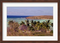 Framed St Jean Beach, St Barts Island, Caribbean