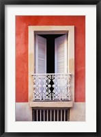 Framed White Shutters, Old San Juan, Puerto Rico