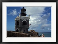 Framed Tower at El Morro Fortress, Old San Juan, Puerto Rico