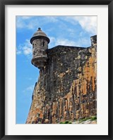 Framed Watchtower, Fort San Felipe del Morro, San Juan, Puerto Rico,