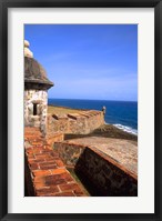 Framed Castle of San Cristobal, Old San Juan, Puerto Rico