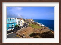 Framed Famous El Morro Castle, Old San Juan, Puerto Rico