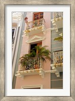 Framed Puerto Rico, San Juan Facades of Old San Juan