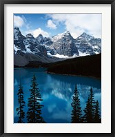 Framed Lake Moraine, Banff National Park, Alberta, Canada