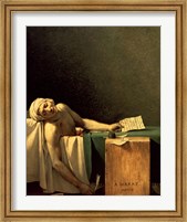 Framed Death of Marat, 1793