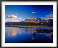 Framed Sofa Mountain in Beaver Pond, Waterton Lakes NP, Alberta