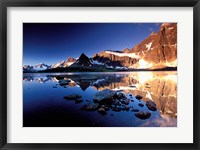 Framed Ramparts, Tanquin Valley, Jasper National Park, Alberta, Canada