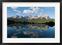 Framed Lower Kananaskis Lake, Peter Lougheed Park, Alberta